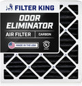 Filter King 12x25x1 Air Filter | 4-PACK | Carbon MERV 8 HVAC Pleated A/C by FilterKing