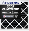 Filter King 21.5x24x1 Air Filter | 4-PACK | Carbon MERV 8 HVAC Pleated A/C by FilterKing