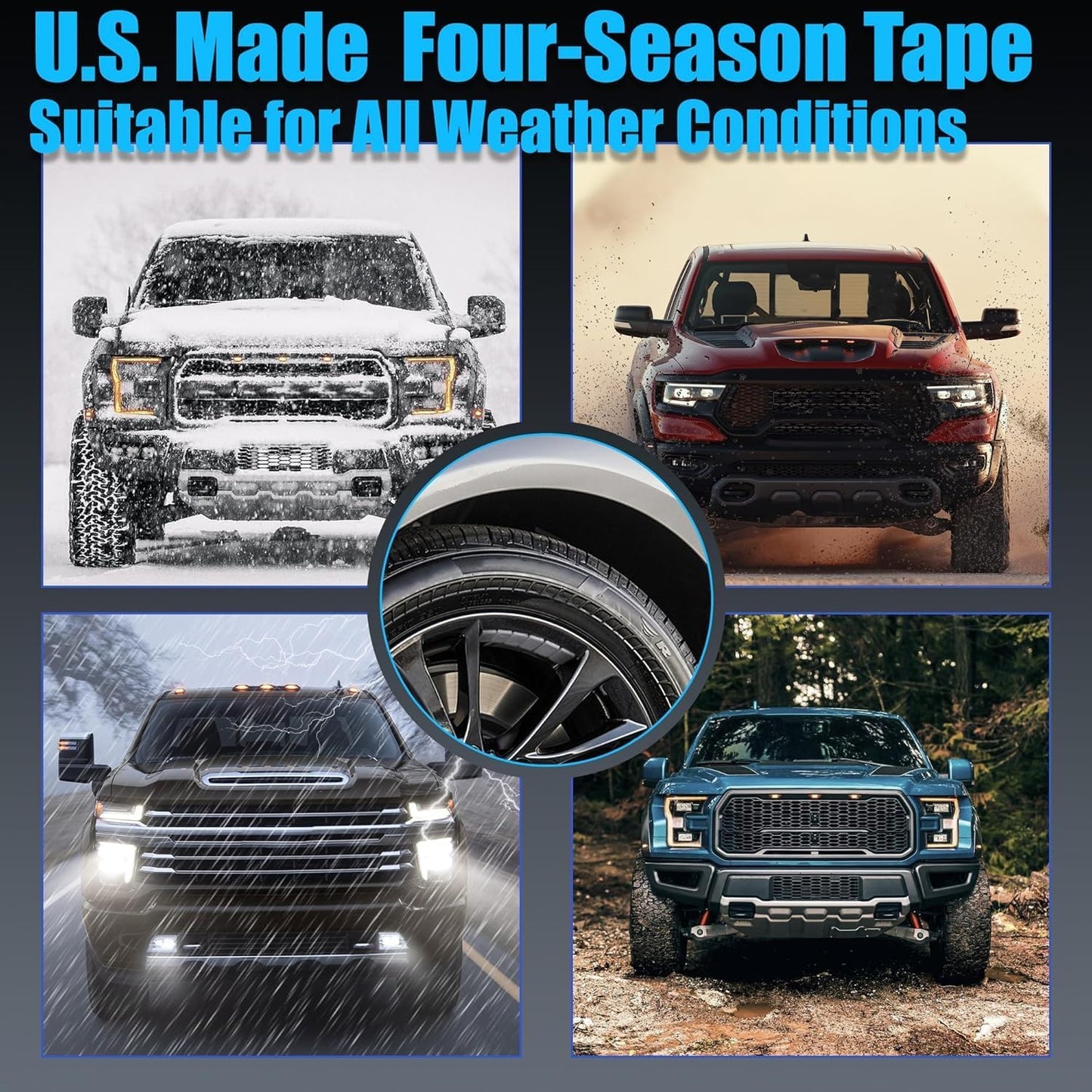 1/4 Oz Stick on Wheel Weights (1box，288pcs,72oz),Gray Adhesive Backed Wheel Weights for Cars, Trucks, SUVs, Motorcycles