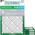 Filterbuy 16.38x21.5x1 Air Filter MERV 8 Essential Dust & Allergy Defense by Filterbuy