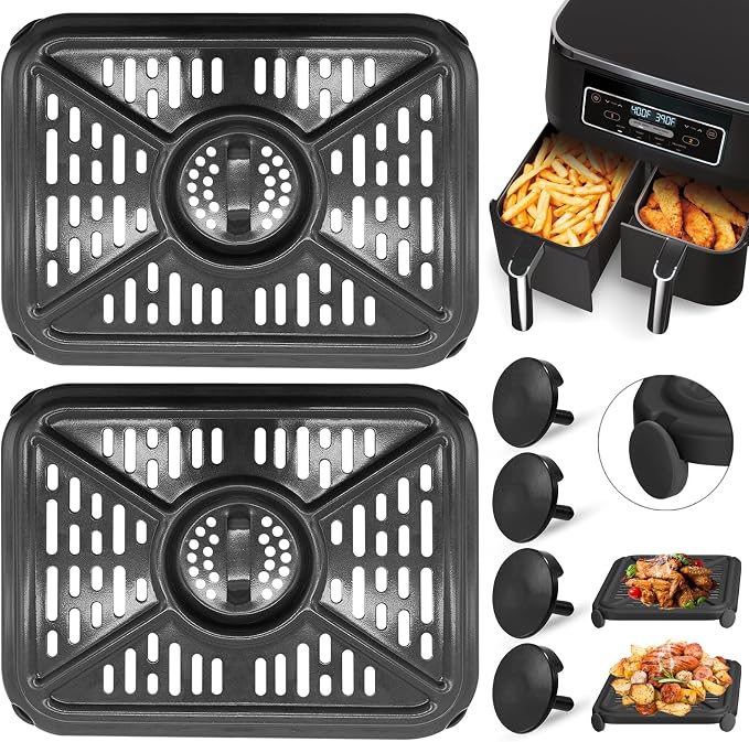 GWYXC Air Fryer Grill Pan for Ninja Foodi DZ401 DZ550 DualZone Air Fryers - Image 8