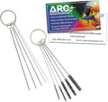 Master Airbrush Cleaning Kit 11-Piece, Airbrushing Cleaning 5 Brushes, 5 Pokers by MasterAirbrush