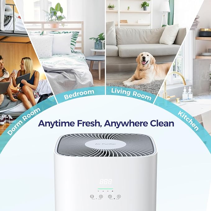 Air Purifier for Home Large Rooms up to 1800 ft², CADR 242 CFM, Air Cleaner - Image 8