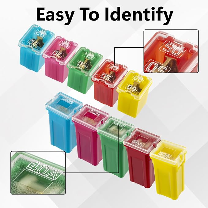 10 PCS Automotive Fuse Assortment - Image 5