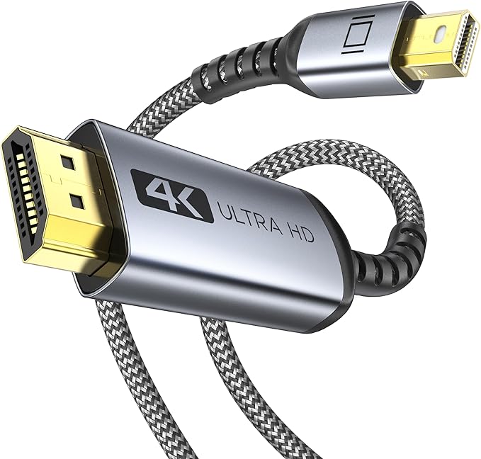 Warrky 4K Mini DisplayPort to HDMI Cable UHD Thunderbolt to HDMI Cable by WARRKY
