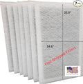 Fast-Shipped-Filters 7 Pack 20x25 Replacement Filter Pads Designed to Fit by Unknown