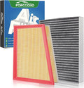 Engine & Cabin Air Filter Fit for 2024-2026 Chevrolet Chevy Trax, 2021-2026 by Forccord