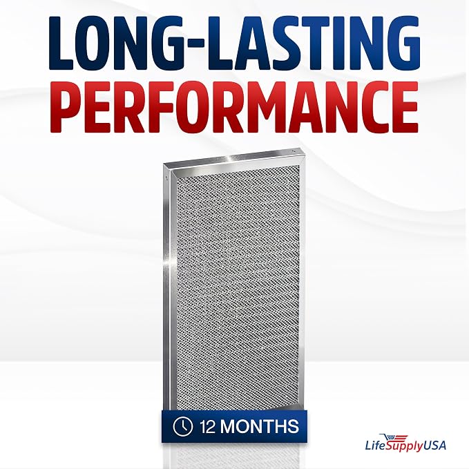 14x25x1 Electrostatic Air Filter, MERV 8, Reusable Furnace AC/HVAC Filter - Image 4