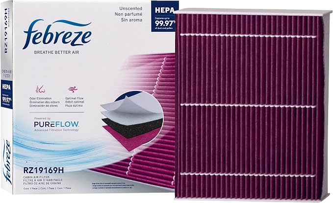 Febreze Odor Control HEPA Cabin Air Filter by PUREFLOW RZ19169H Fits 2020-2026 by Febreze