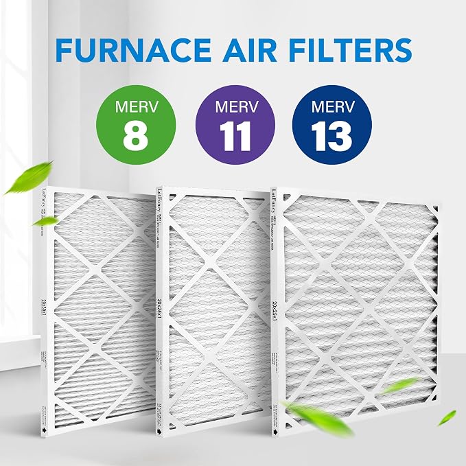 LotFancy 20x25x1 Air Filter MERV 11 6-Pack, Electrostatic Pleated AC Furnace - Image 8