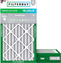 Filterbuy 16x24x4 Air Filter MERV 8 Essential Dust & Allergy Defense, by Filterbuy