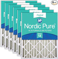 Nordic Pure 20x24x4 Pleated MERV 14 Air Filters 6 Pack by NordicPure