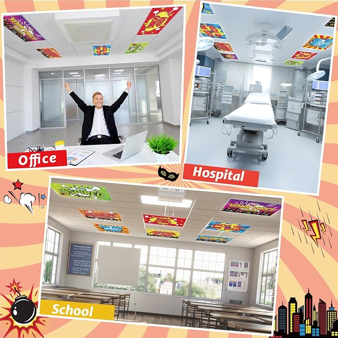 Wiooffen 6 Pcs Fluorescent Light Covers - Image 4