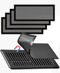 4 PCS Black Magnetic Vent Covers-5.5x12 Magnetic Air Vent Covers by Unknown