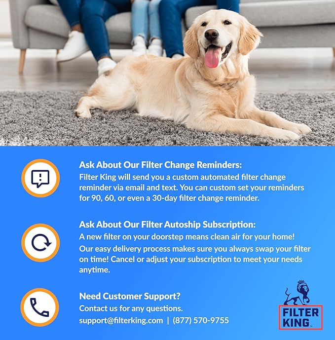 Filter King 11.5x43x1 Air Filter | 4-PACK | MERV 8 HVAC Pleated A/C Furnace - Image 5
