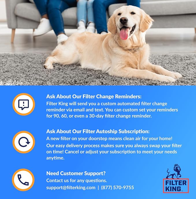 Filter King 20x21.5x1 Air Filter | 6-PACK | MERV 8 HVAC Pleated A/C Furnace - Image 5