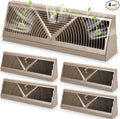 Yaocom 4 Pcs Baseboard Register Vent 18 Inch Duct Opening Size Baseboard Vent by Yaocom