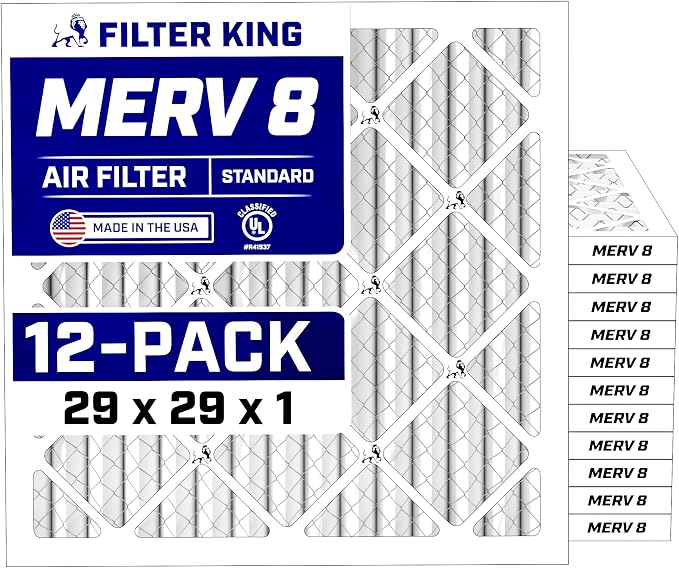 Filter King 29x29x1 Air Filter Dust & Allergy Control AC Furnace Filters by FilterKing
