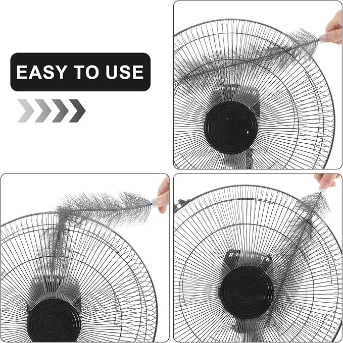 Yuanchu 2 Pcs Fan Cleaner Brushes, Bendable Fan Cleaning Brush Cobweb Duster - Image 3