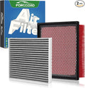 Cabin & Engine Air Filter Fits for Highlander 3.5L/2.7L Gas Only, Sienna by Forccord
