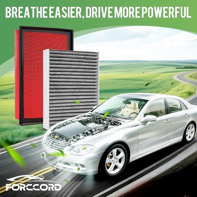 Engine & Cabin Air Filter Kit Fit - Image 8