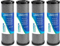 1 Micron 10" x 2.5" Activated Carbon Whole House Water Filter Replacement by PlungeCrafters