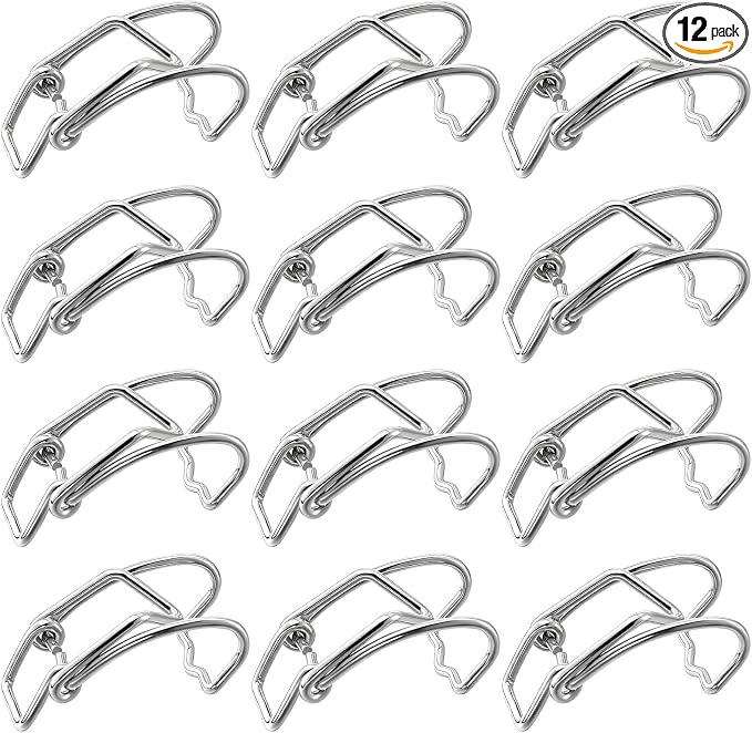 12 Pcs Air Cleaner End Cap Metal Clip Compatible by Otoolling