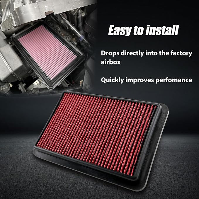 RYANSTAR RACING High-Flow Engine Air Filter 33-2480 Compatible - Image 5