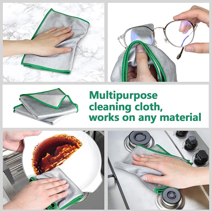 Airlab Glass Polishing Cloth Streak Free Miracle Cleaning Cloth Lint Free - Image 8