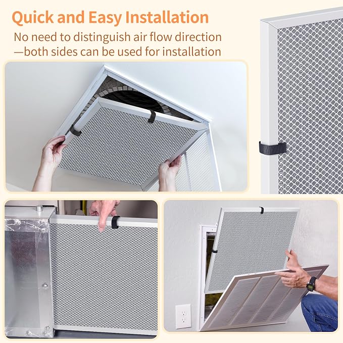 2-Pack 16x21x1 MERV 8 Reusable & Washable Electrostatic Air Filters - Image 6