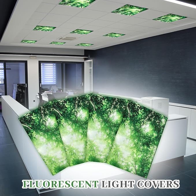 VIHOSE 6 Pcs 2 x 2 ft Fluorescent Light Covers - Image 6