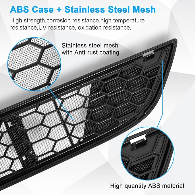 Grille Mesh Inserts for Tesla Model Y 2021-2025 Front Air Inlet Vent Grille - Image 5