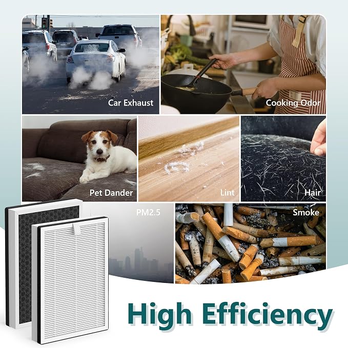 Replacement HEPA/Carbon Filter for NuWave OxyPure Portable Air Cleaner Purifier - Image 5
