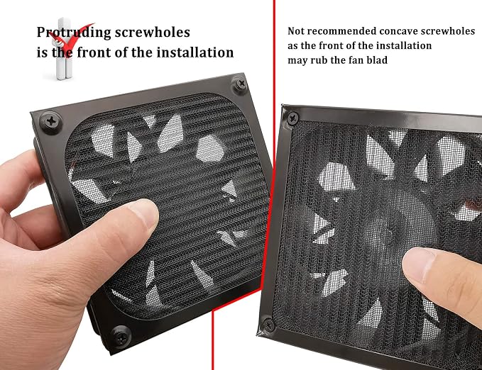 140mm Desktop Computer Case Fan Dust Filter Grills Dustproof Case Cover - Image 5
