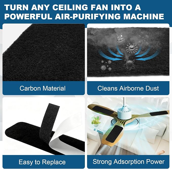 Storystore 22 Pack Ceiling Fan Filters - Image 3