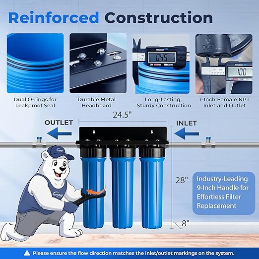 iSpring Whole House Water Filter System Ultimate PFAS Scale and Heavy Metals - Image 4
