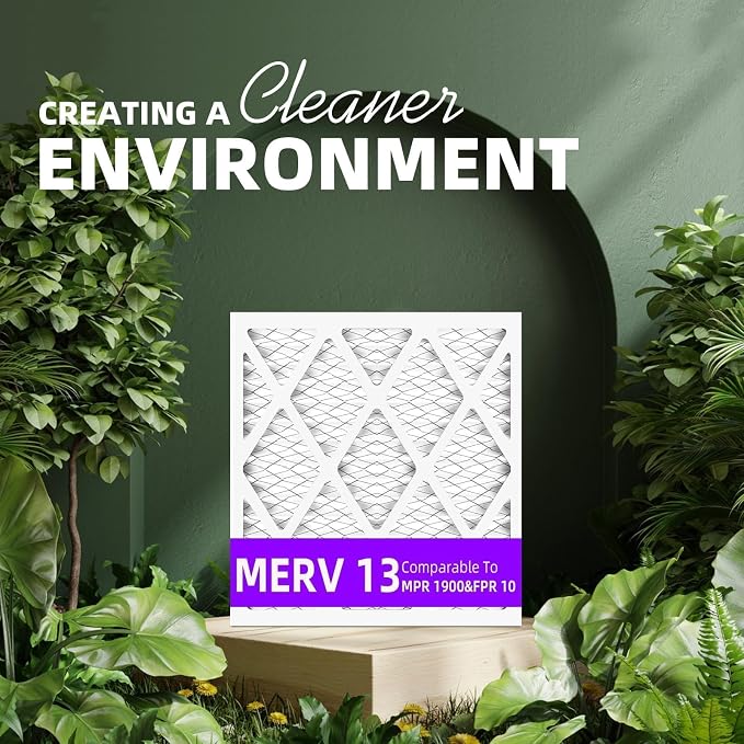 18x18x1 MERV 13 Pleated Air Filter MPR 1900 & FPR 10, Furnace Air Filters - Image 6
