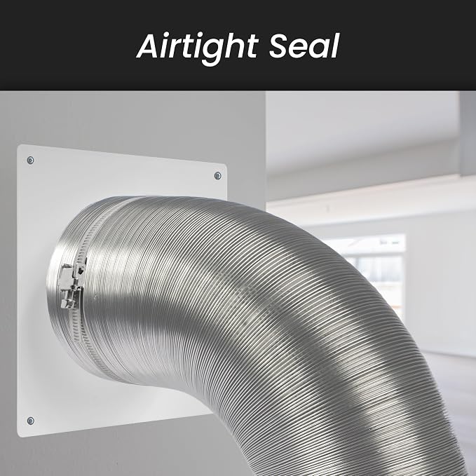 Repa Market 6 Inch Duct Connector Flange – Plastic Round Male Fit Vent Pipe - Image 3