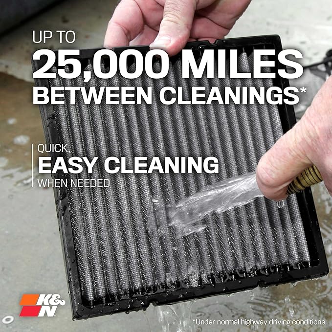 K&N LIFETIME Cabin Air Filter: Premium, Clean Air - Image 7