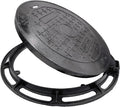 16 in Cast Iron Manhole Cover and Frame by DuuMuut