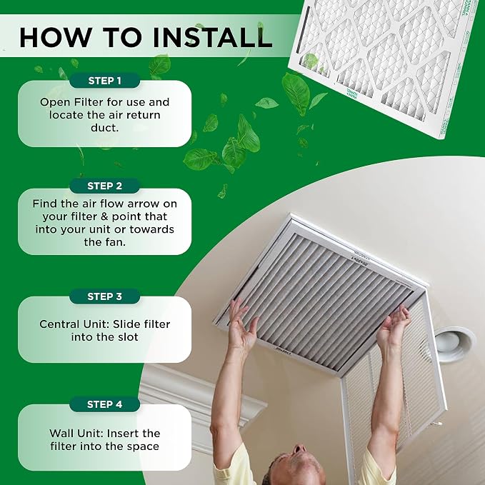 Mann+Hummel 12x24x1 MERV 11 Pleated HVAC AC Furnace Air Filters. Quantity 4. - Image 7