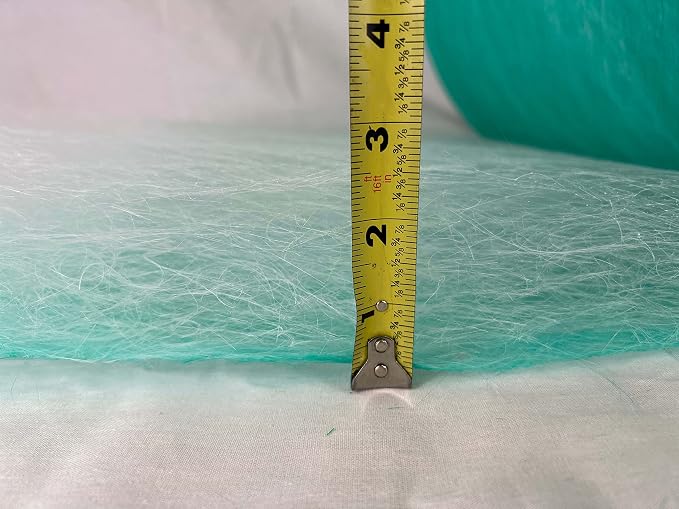 wioboy Paint Booth Exhaust Filter Roll, 15 Gram Fiberglass Paint Arrestor - Image 6