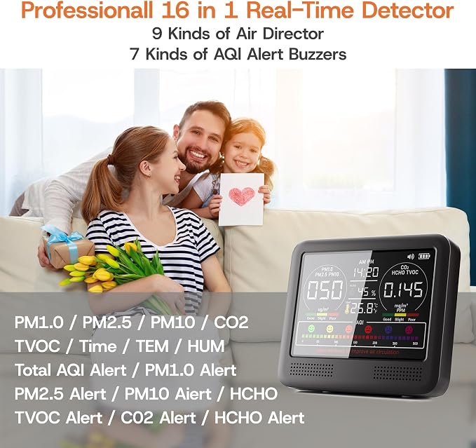 16-in-1 Indoor Air Quality Monitor - Image 3