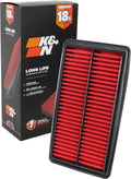 K&N Engine Air Filter: Long Life 18, 000 Mile Replacement Air Filter: Compatible by KNEngineeringInc