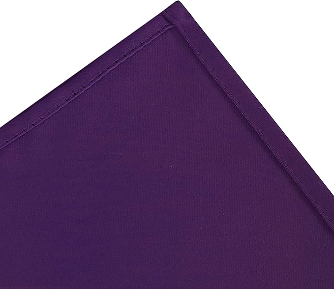 LEMOMO Blackout Curtains 52 x 63 inch/Purple Curtains Set of 2 Panels/Thermal Insulated Room Darkening Bedroom Curtains