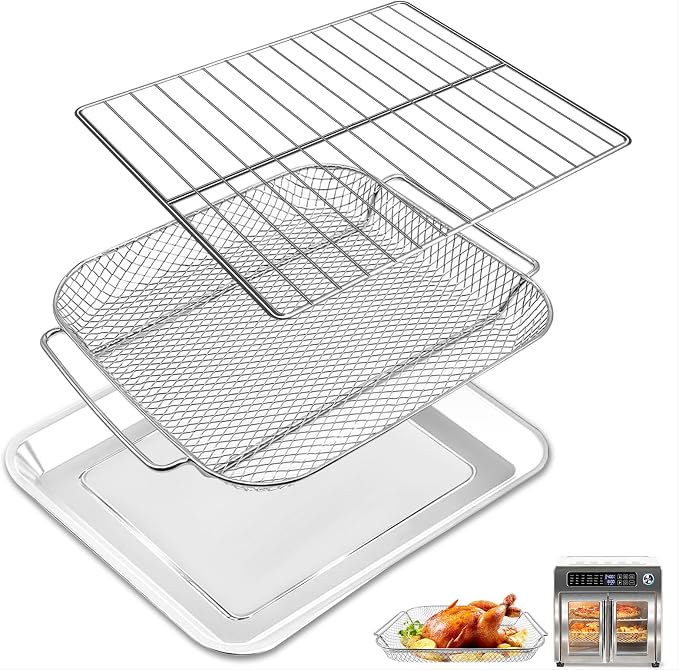 GCQ 3 Pieces Set Air Fryer Accessories by GCQ
