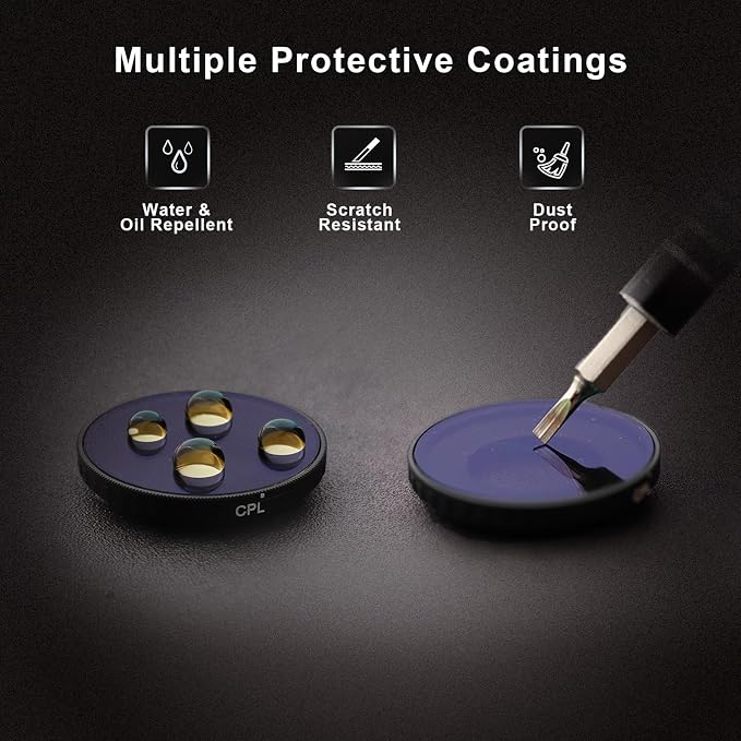 Haoge Star Filter for Insta360 GO Ultra, 6 Points Starlight Twinkle Starburst - Image 4