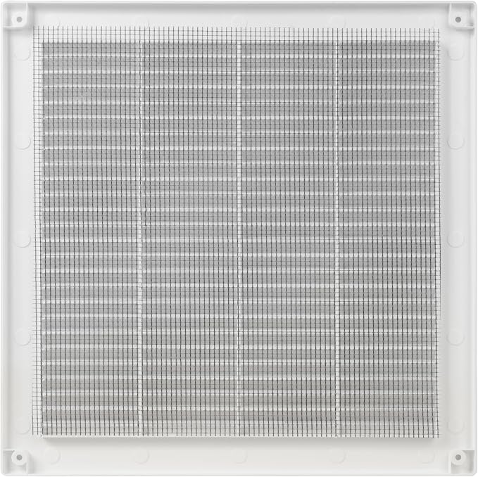 12 x 12 Inch White Air Vent Cover – Plastic Square Air Vent Grill Cover - Image 9