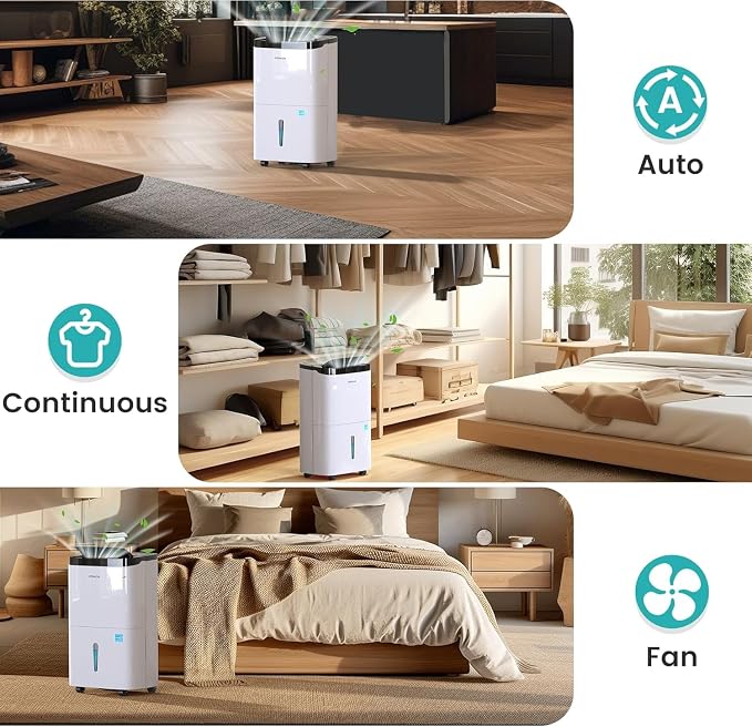 Kesnos 150 Pints 2025 Energy Star Dehumidifier - Image 7