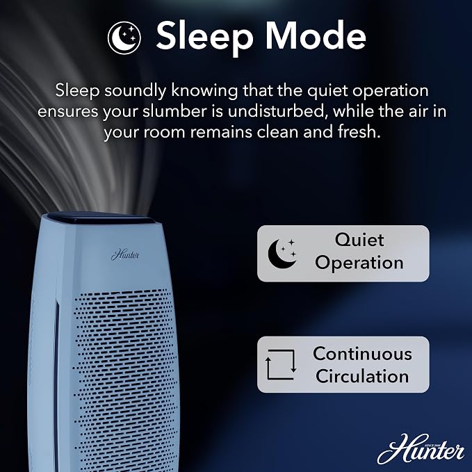 Hunter Air Purifiers for Home Large Room and Bedroom. True HEPA Air Purifier - Image 7